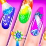 Fashion Nail Design Day: Art Game för tjejer